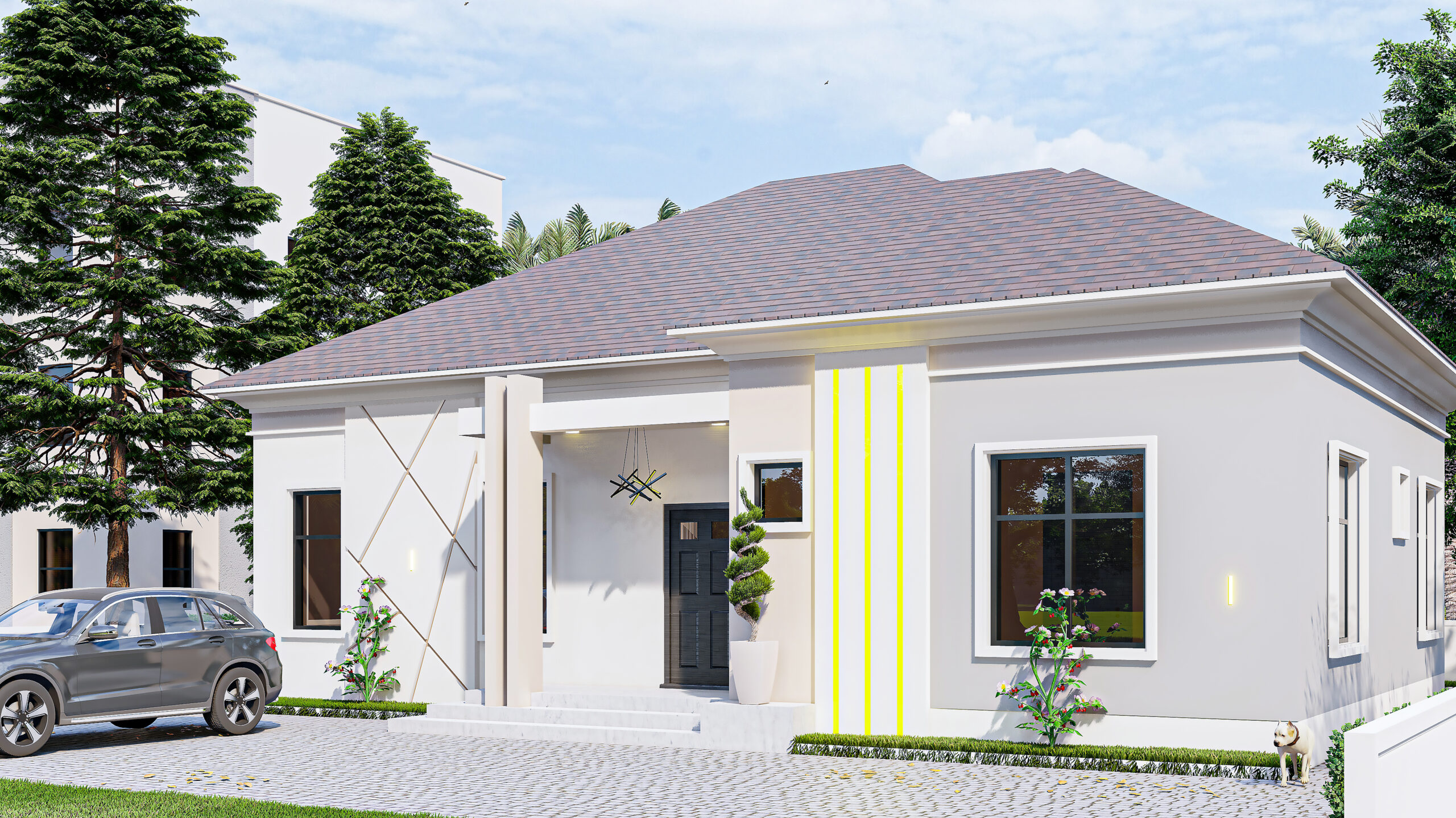 NEZONA ROCKVIEW ESTATE – KARSHI 450SQM | 3-Bedroom Bungalow with Attached BQ